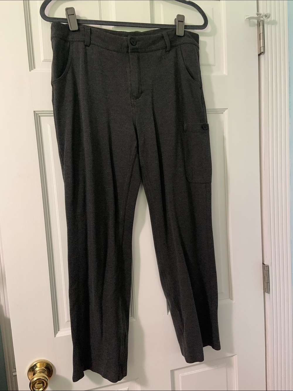 Duluth Trading Company Gray Knit Pants 10x29 - Picture 1 of 6